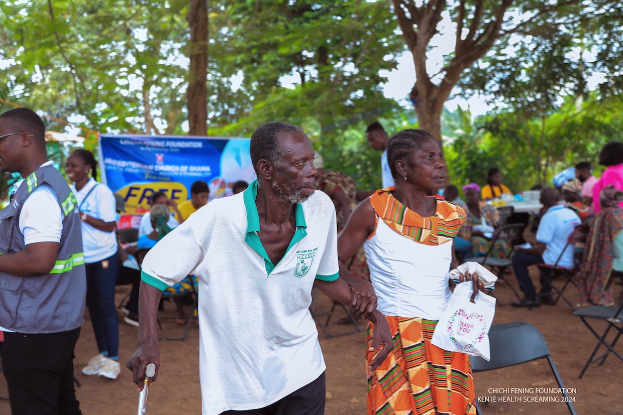 Free Medical Screening and Medical Care Provided at Kente in the Bekwai District