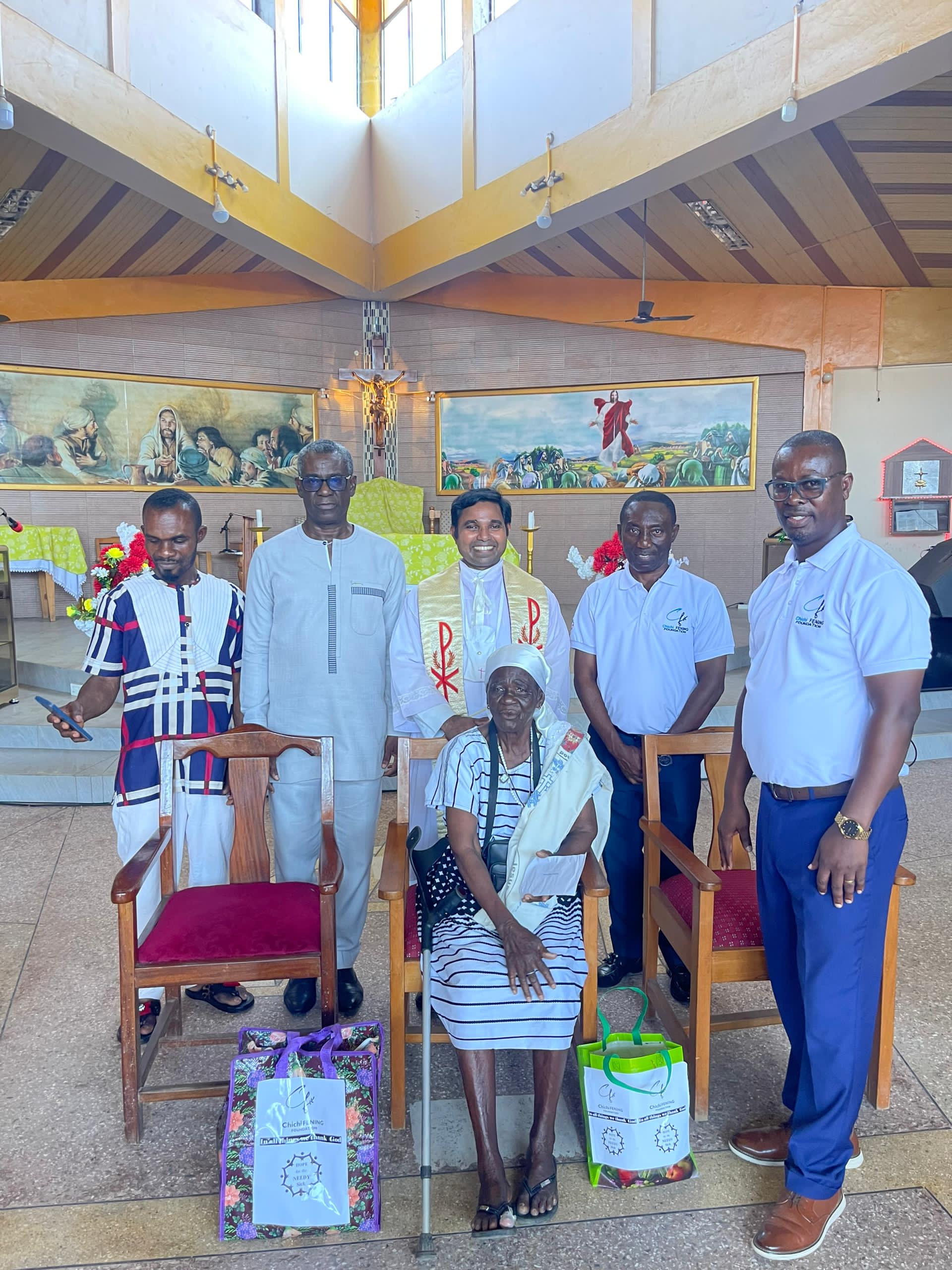 On Sunday, 28th Dec. 2025 Donation at Roman Catholic Church, St. Michael Parish, Ahodwo