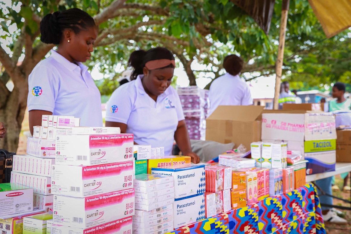 Free Medical Screening and Medical Care Provided at Pokuase in the Mankranso District