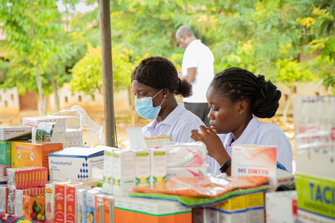 Free Medical Screening and Medical Care Provided at Pokuase in the Mankranso District